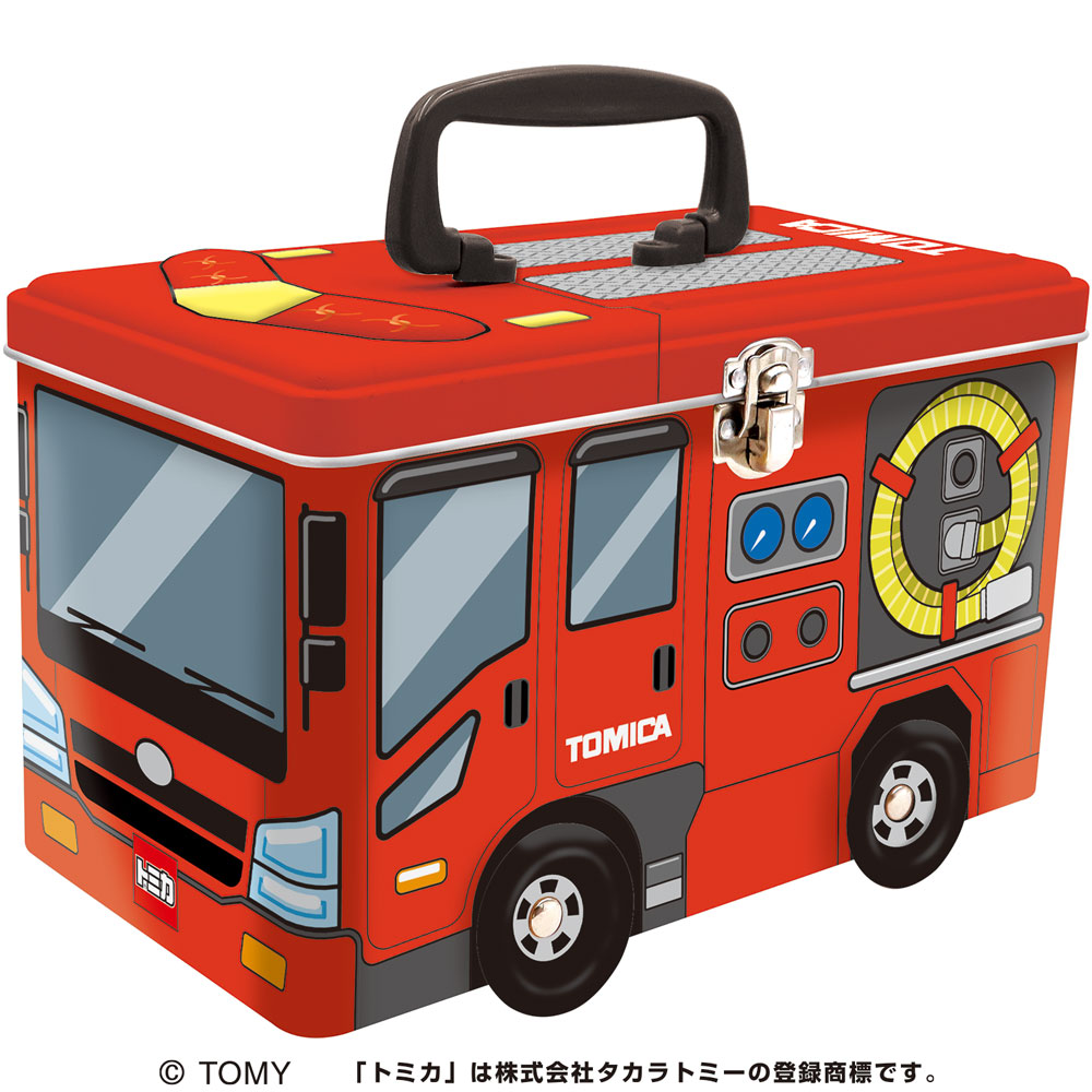 トミカトランク缶／消防車 - 株式会社ハート