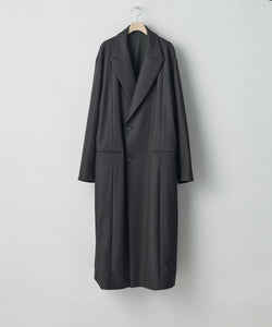 ssstein / シュタイン】OVERSIZED MAXI-LENGTH PEAKED LAPEL COAT