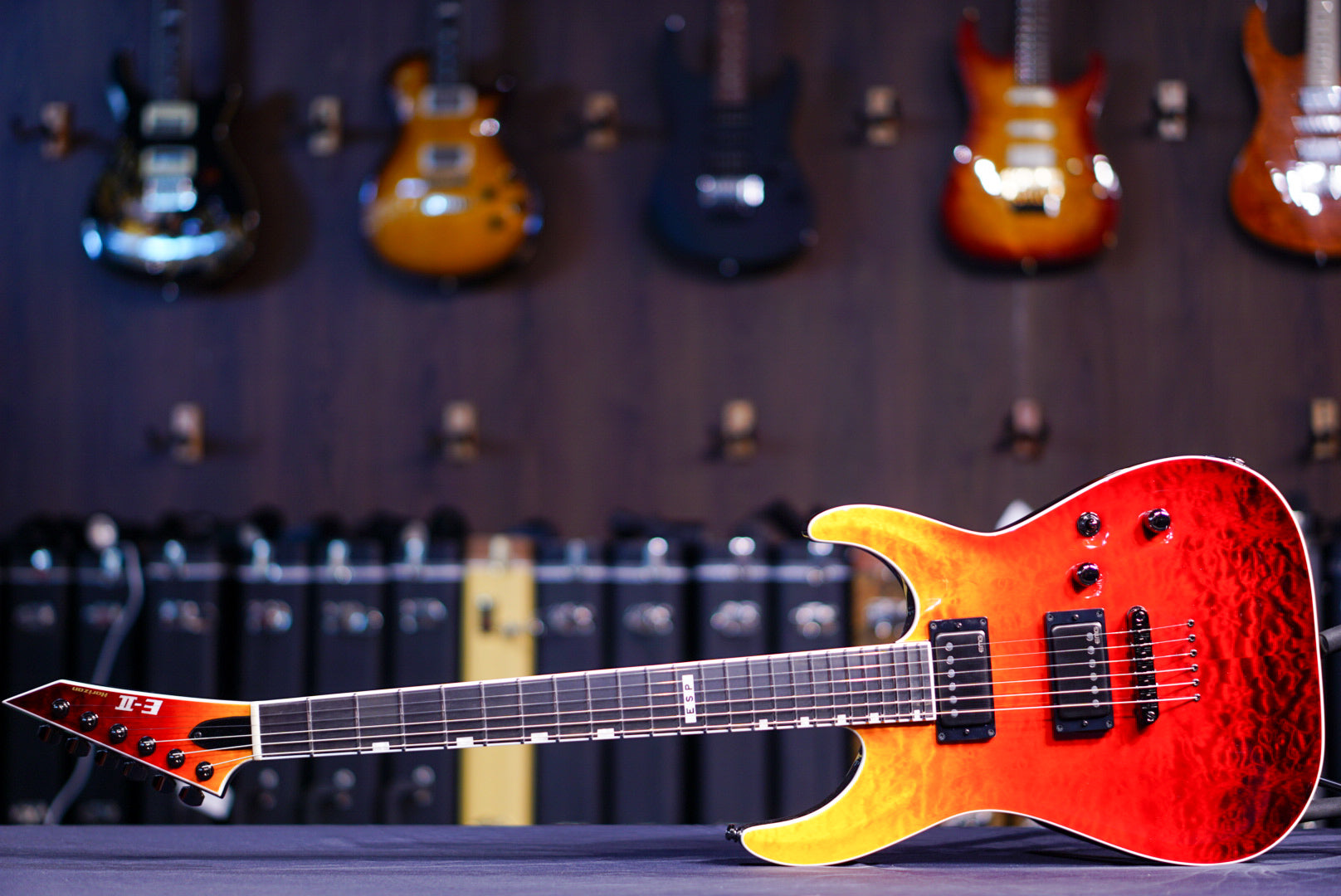 ESP E-II HORIZON NT-II TIGER EYE AMBER FADE ES5873223