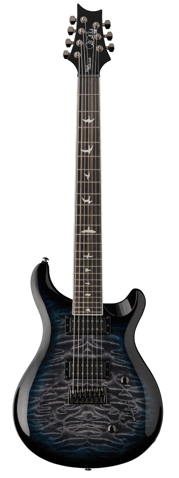 PRS SE Mark Holcomb SVN Holcomb Blue Burst 7 String