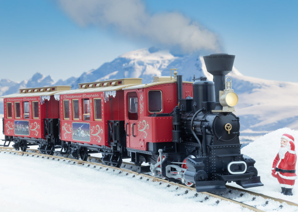 LGB 72308 G-Scale Christmas Train Starter Set – Hiawatha Hobbies LLC