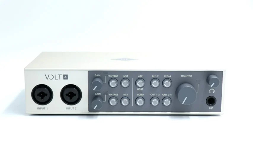 Universal Audio Volt 4をレビュー。ビンテージマイク・プリアンプ