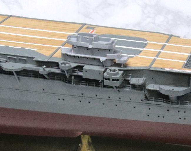 1/350航空母艦「翔鶴」その11（艦橋製作） – 艦船模型製作代行モデル