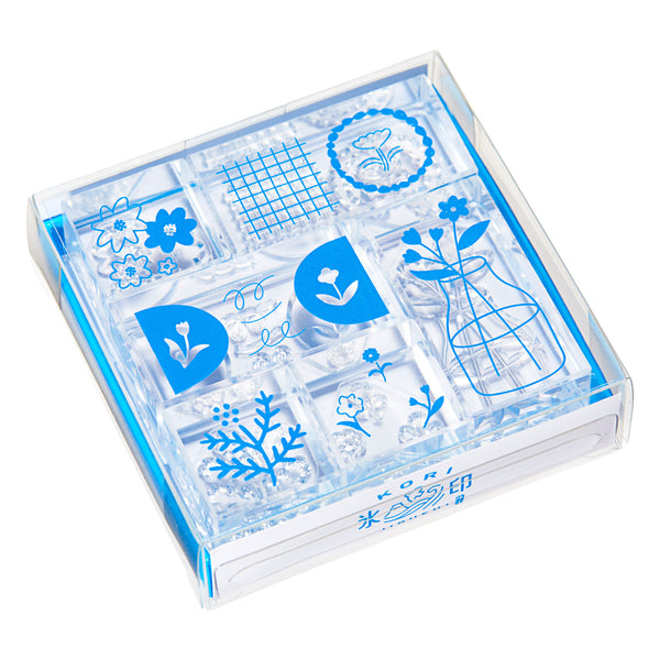 透明スタンプ「氷印」CLSS-003 フラワーセット｜HITOTOKI公式