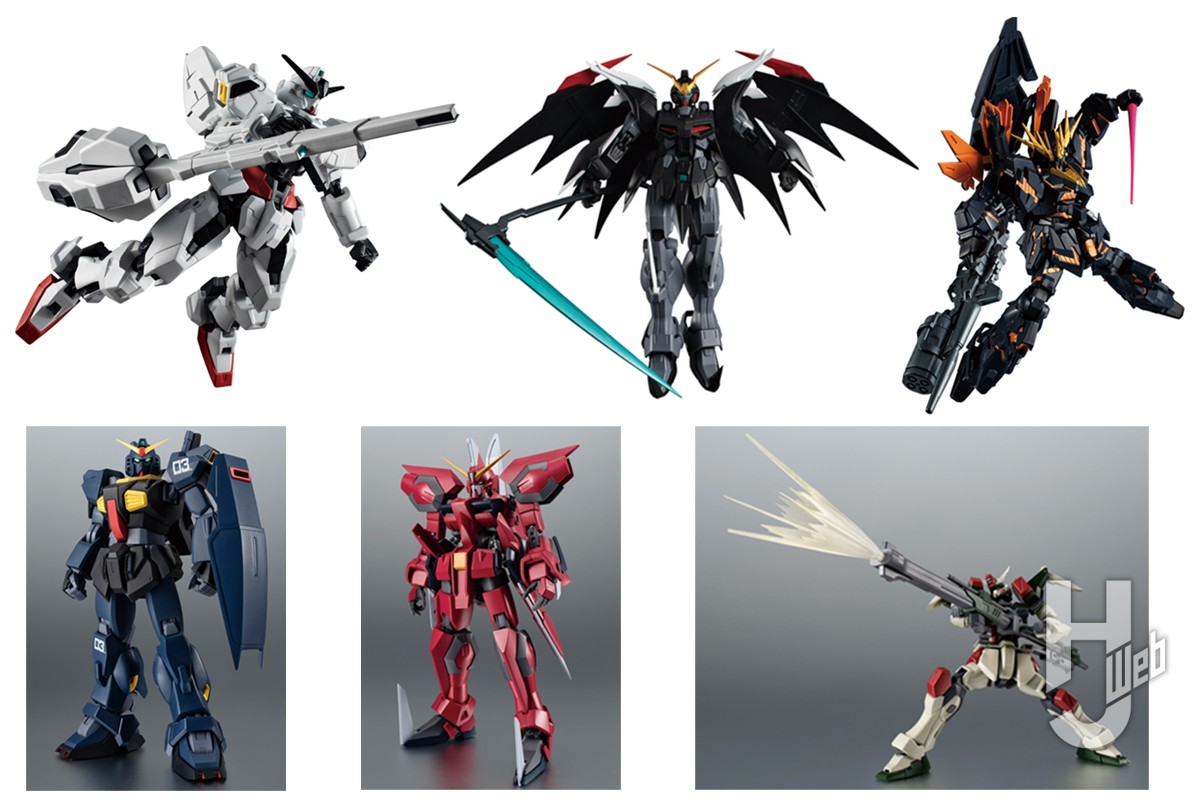 GUNDAM UNIVERSE」デスサイズヘルEW、キャリバーン、「ROBOT魂 ver