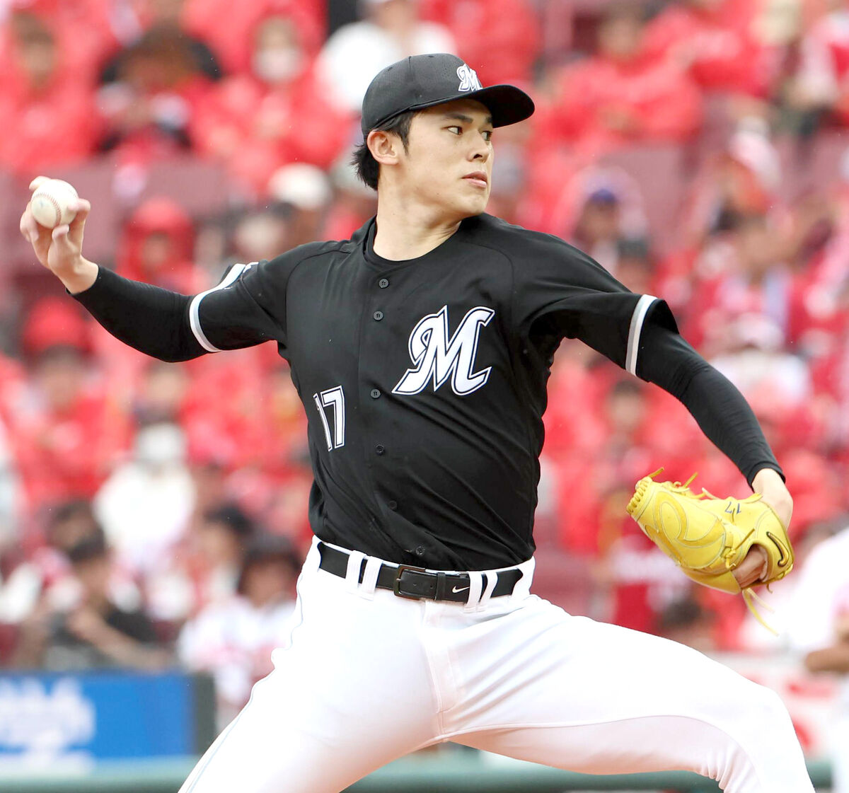 ロッテ】佐々木朗希が6回1失点9K 今季5勝目の権利を得て降板…中
