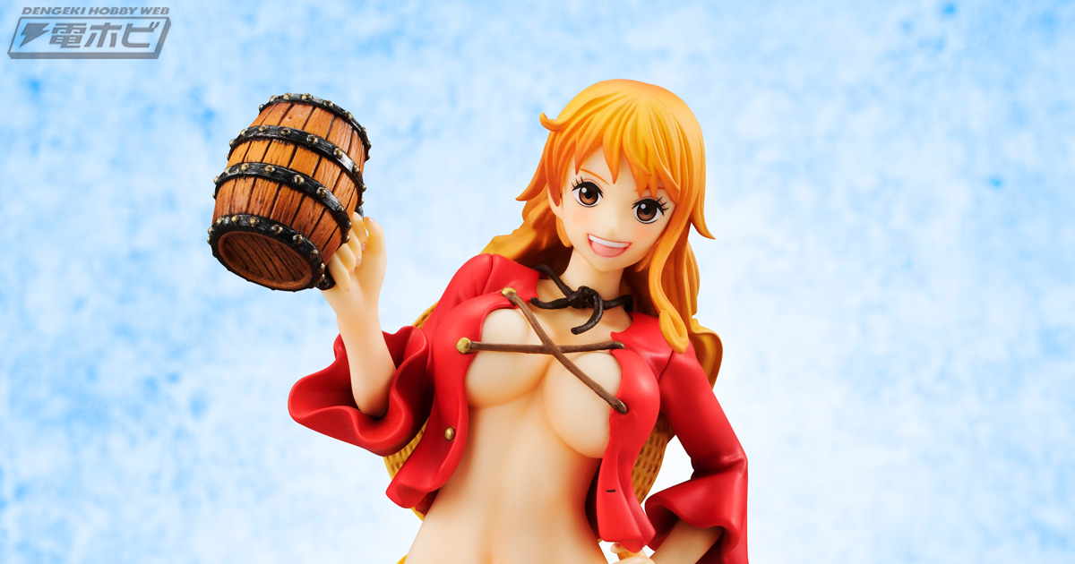 ワンピース』ルフィの衣装を着た魅惑のP.O.Pナミ MUGIWARAver.が復刻