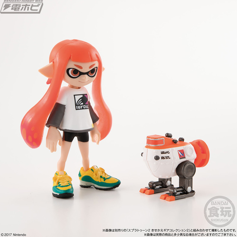 食玩の『スプラトゥーン2 ブキコレクション』シリーズにサブウェポンが
