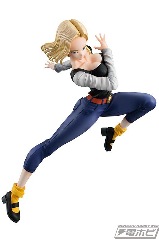肉感豊かな足のラインがたまらない！『ドラゴンボール』人造人間18号が