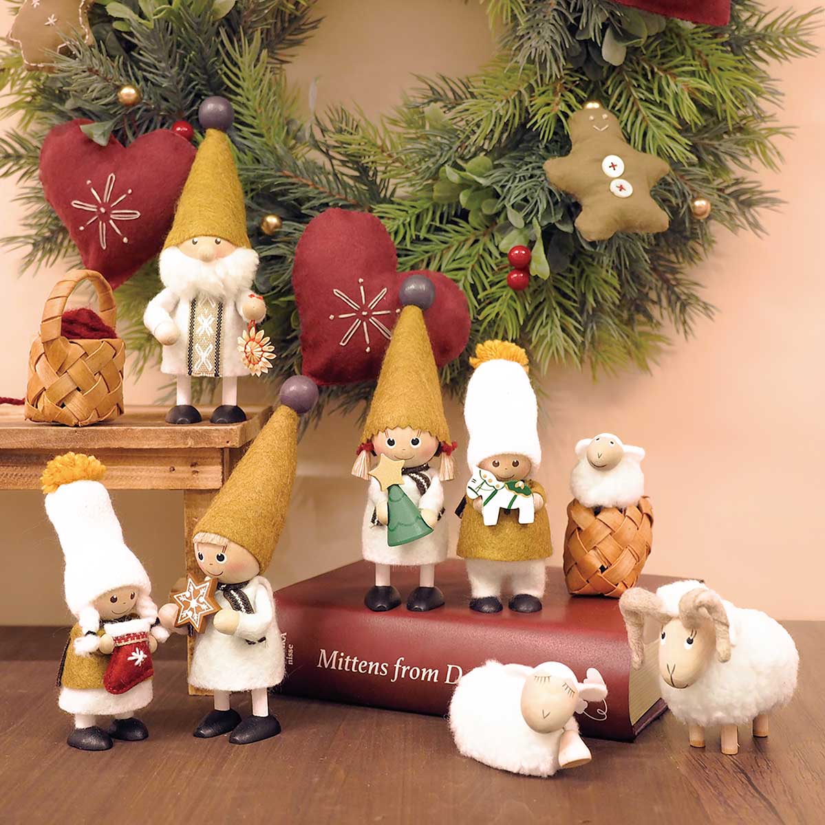 NORDIKA nisse ノルディカ ニッセ クリスマス 木製人形 ( ストロー
