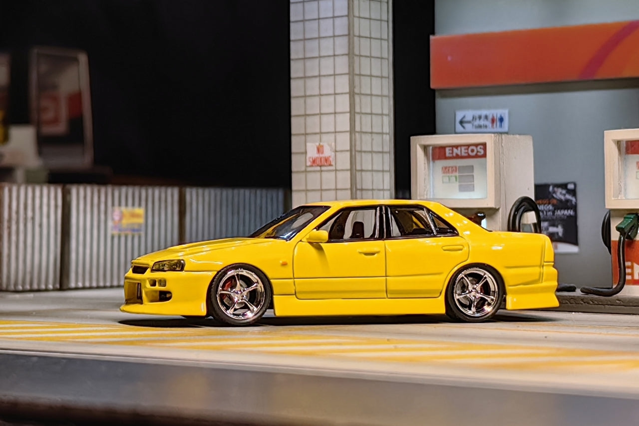 Mortal X Original Model 1:64 Nissan Skyline ER34 URAS (3 Colours