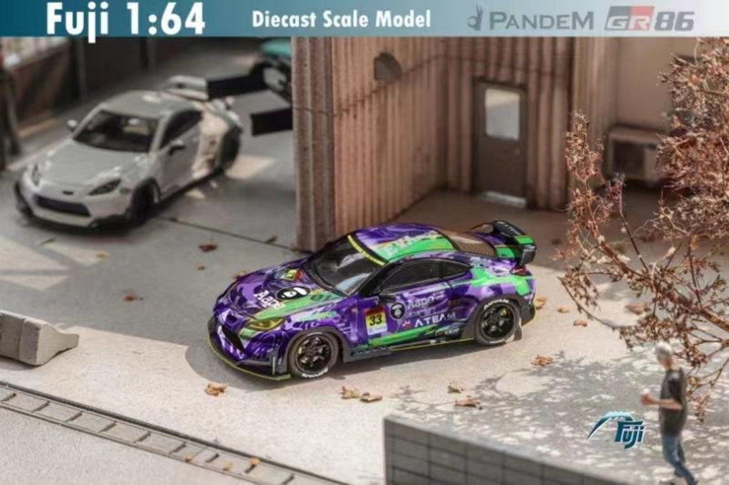 Fuji 1:64 Toyota Pandem GR86 2nd generation ZN8 2022 Rocket Bunny