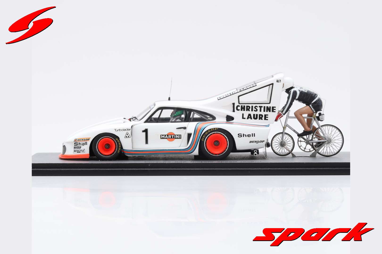 スパーク 1/43 Porsche 935 Bicycle Speed Record 1977 Cyclist | 鉄道