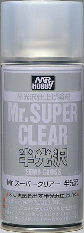 Mr.スーパークリアー（溶剤系スプレー）半光沢 | 鉄道模型・プラモデル