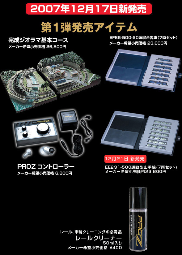 東京マルイ ProZ E231-500通勤型(山手線)7両基本セット（Zゲージ