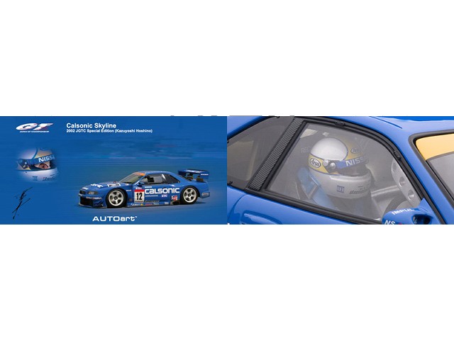オートアート 80284 1/18 日産 スカイライン GT-R (R34) 2002 JGTC