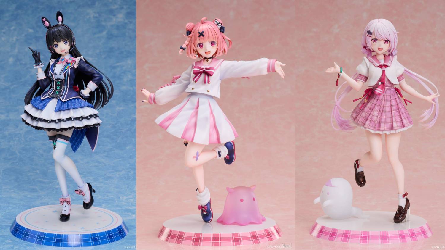 情報】Design COCO 彩虹社 NIJISANJI 月之美兔、笹木咲、椎名唯華 1/7