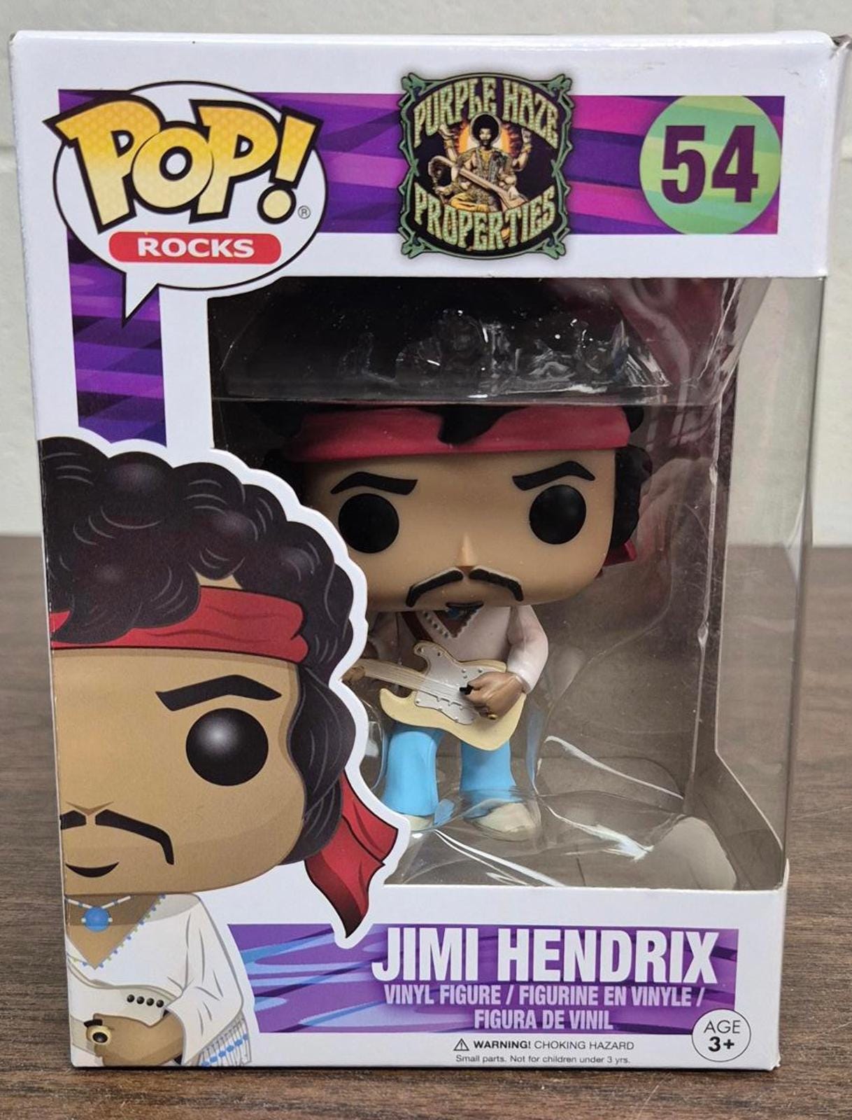 Funko Pop! Jimi Hendrix Vinyl Figure #54 - Rock Icon - Etsy