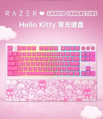 Razer x Sanrio Hello Kitty¹ Mechanical Keyboard RGB Backlit Slim