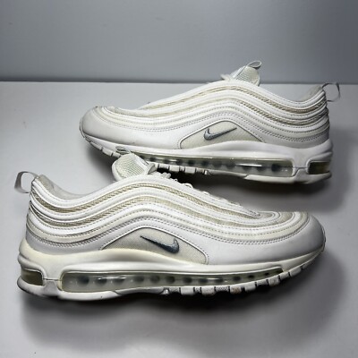 Nike Air Max 97 Triple White Wolf Grey 2017 Mens Size 8.5 921826