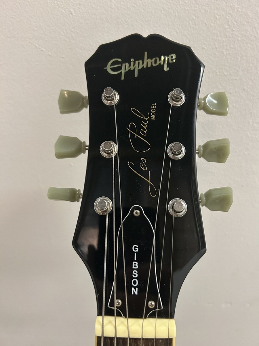 2000 Epiphone Les Paul Standard Heritage Burst Electric Guitar NOS
