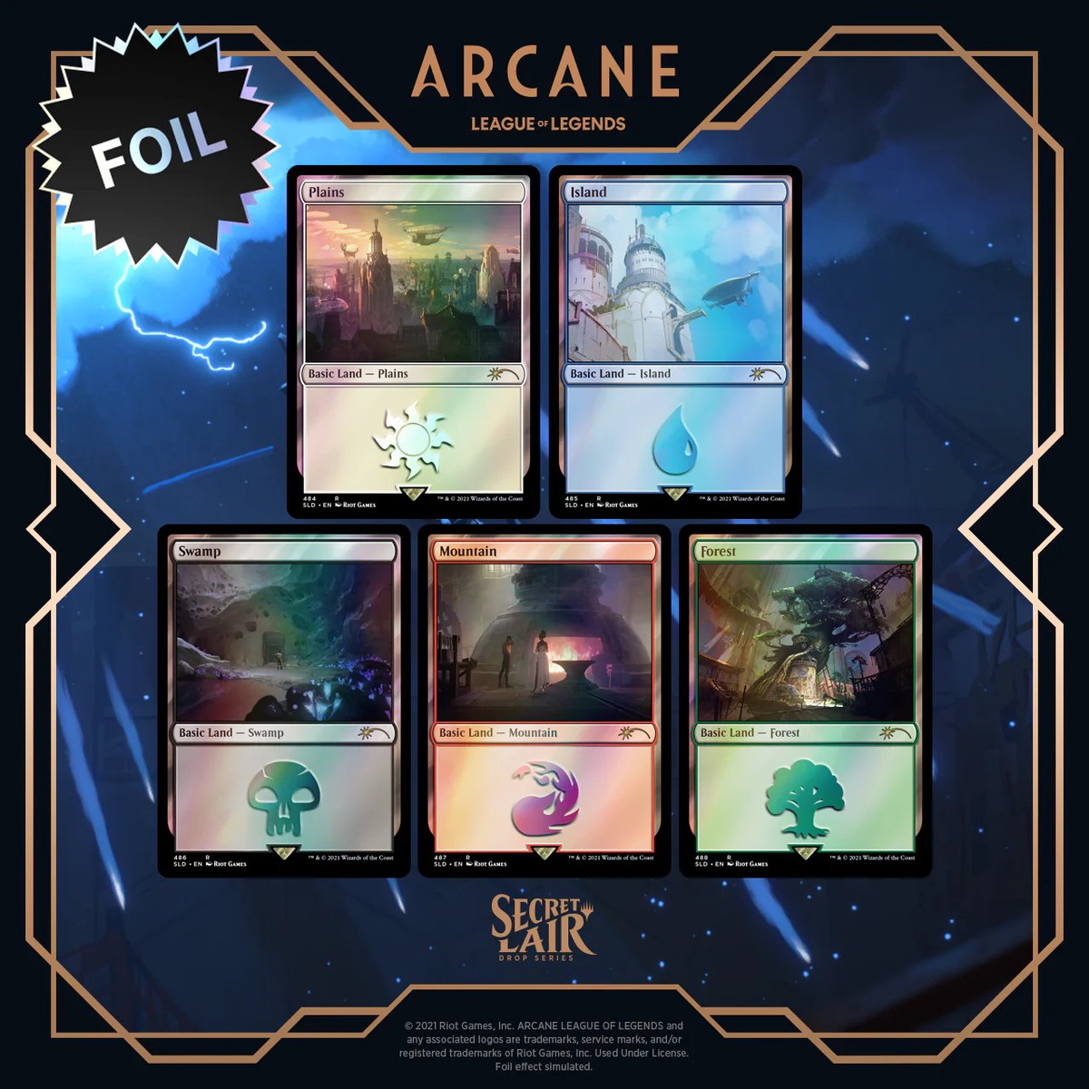 Magic the Gathering: Secret Lair x Arcane Lands (Foil) | eBay