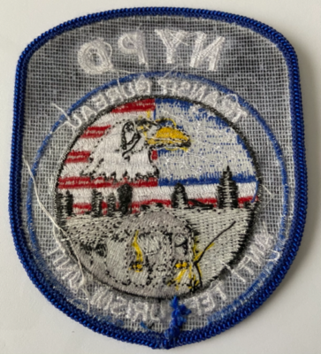 NYPD NEW YORK TRANSIT BUREAU ANTI TERRORISM UNIT CLOTH PATCH | eBay