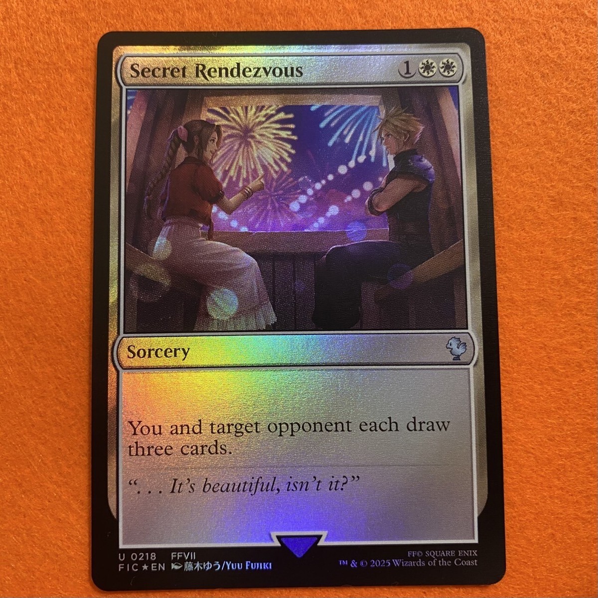 FOIL x3 + Tifa] Secret Rendezvous Set MTG Final Fantasy VII Cloud