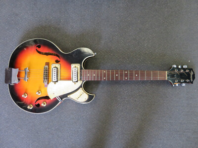 Vintage 1966-1970's Aria Diamond Hollowbody 1202 Electric Sunburst