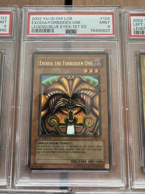 2002 LEGEND OF BLUE EYES 1ST EDITION Exodia The Forbidden One