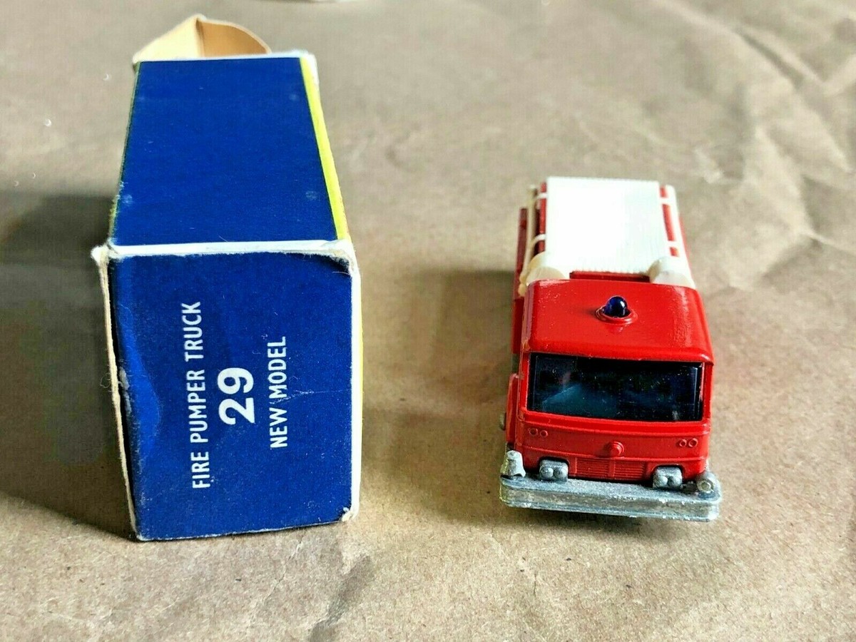 Matchbox 29 C Lesney No 29-C DENVER Fire Pumper BPW E Box Nr Mint
