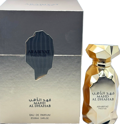 ARABIYAT PRESTIGE MAHD AL DHAHAB EAU DE PARFUM SPRAY UNISEX 3.4 Oz