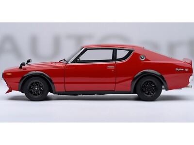 NISSAN SKYLINE 2000GT-R (KPGC110) TUNED VER. RHD RED 1/18 MODEL BY