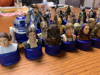 Pepsi Star Wars bottle cap episode 3 60 species complete