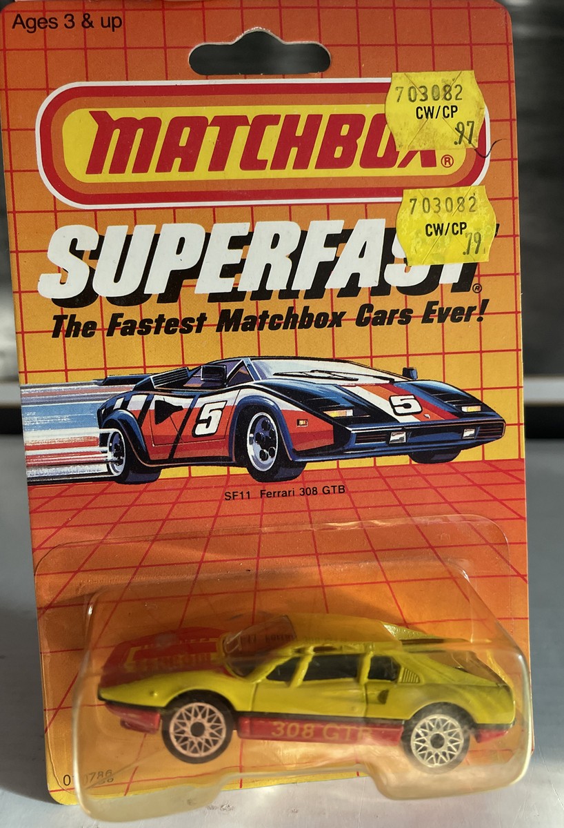Matchbox Ferrari 308 GTB / 1985 / Superfast / SF11 / On Card