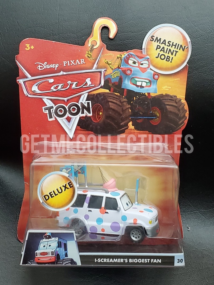 DISNEY PIXAR CARS TOON I-SCREAMER'S BIGGEST FAN MONSTER TRUCK