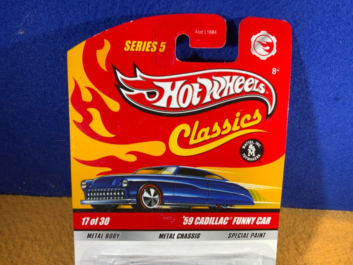F10-69 HOT WHEELS CLASSICS - CHASE - '59 CADILLAC FUNNY CAR