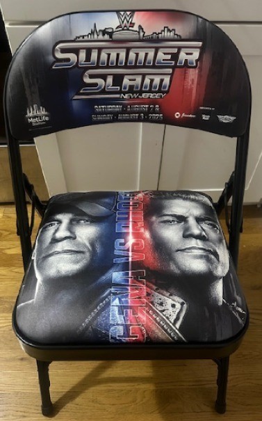 2025 Summer Slam Authentic Ringside Chair - John Cena Retirement