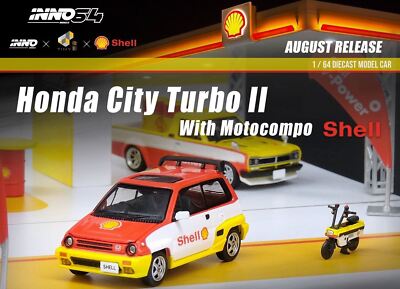 1/64 シェル ホンダ シティ ターボⅡ INNO64 × TINY タイニーINNO64