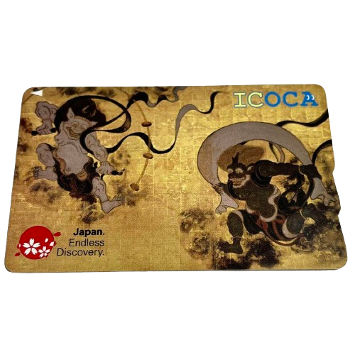 ICOCA Fujin Raijin Transportation IC for foreign tourists only | eBay