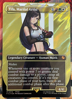 希少 EU版 mtg 格闘家、ティファ サージFOIL FF 希少 EU版 mtg 格闘家、