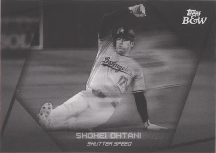 大谷翔平 2020 Topps on demand Black＆White 6 大谷翔平 2020 Topps