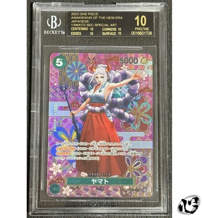BGS10 black label ONE PIECE Yamato OP01-121 SEC Awakening of the