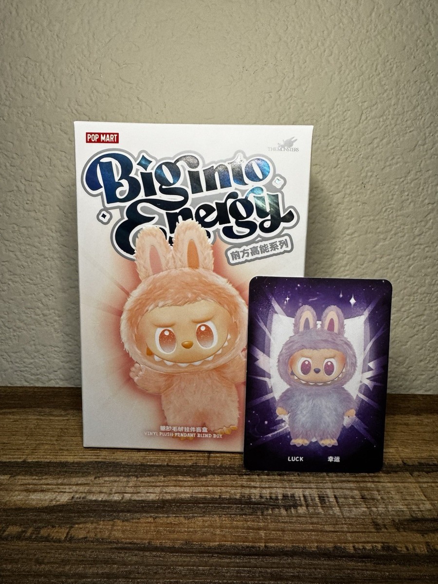 Authentic Pop Mart Labubu Big Into Energy- Luck (US Seller) | eBay