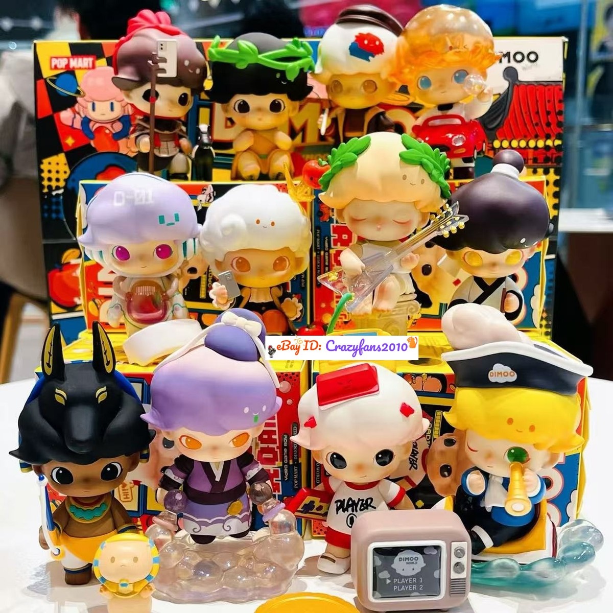 POP MART Dimoo Time Roaming Series History Confirmed Blind Box