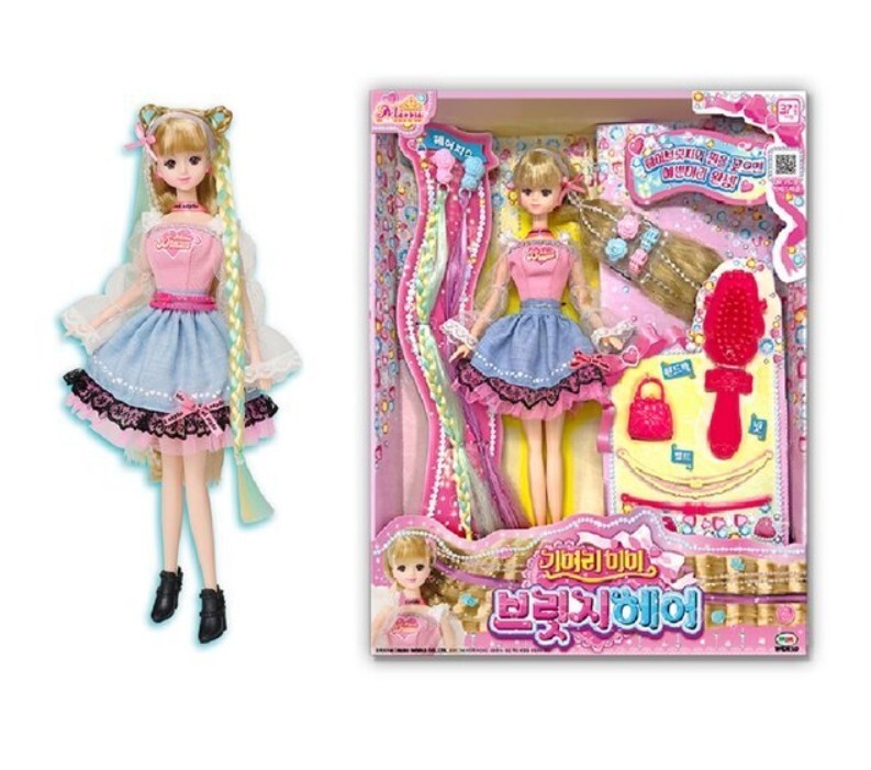 Mimi World Long Hair Mimi Bridge Hair Mimi Korean Girl Doll Toy