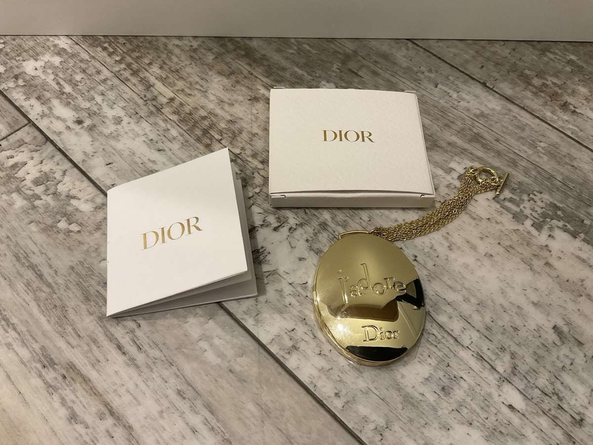 NIB Dior Parfums J'adore Pocket Mirror Gold Metal GWP | eBay