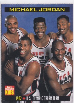 MICHAEL JORDAN SI For Kids RARE 1992 DREAM TEAM USA Basketball