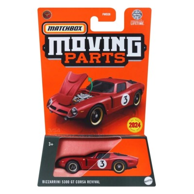Matchbox - 2024 Moving Parts 3/54 Bizzarrini 5300 GT Corsa Revival