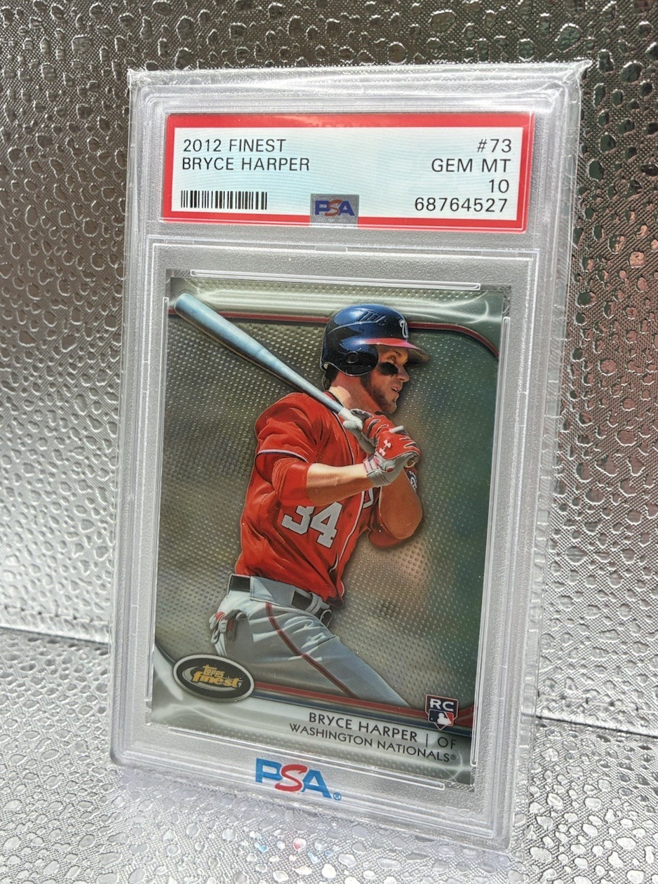 Bryce Harper 2012 Topps Finest #73 Base Price Guide - Sports Card